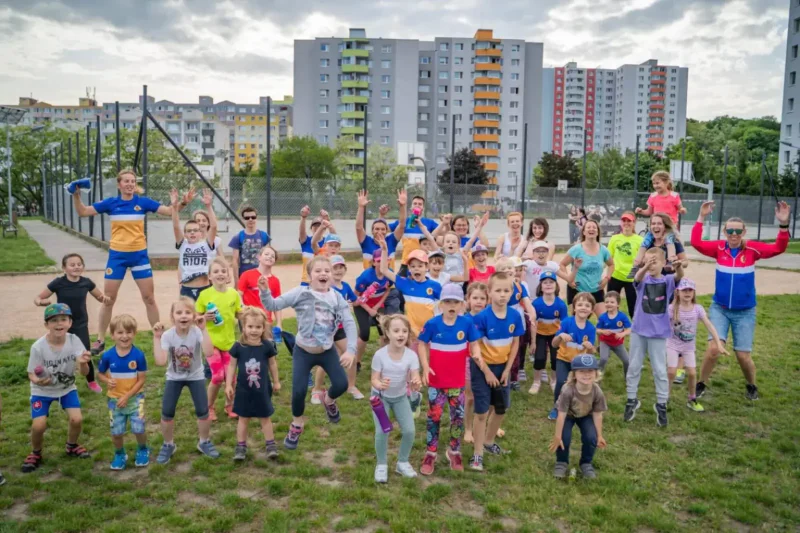 Spoločný tréning detí v Longital sport club